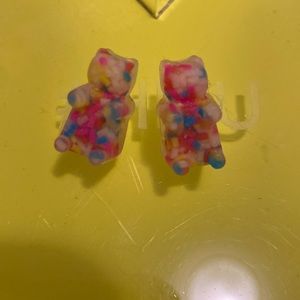 Gummy bear earrings!